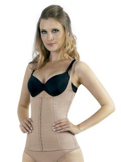Yoga Corset with Bustless Fins and Front Opening Yoga 3056SB